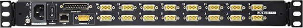 Konsola KVM Aten ATEN KVM 16 port LCD LED 19'' + keyboard + touchpad USB-PS/2, IP Admin - CL5716IN-ATA-AG