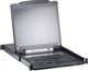 Konsola KVM Aten ATEN KVM 16 port LCD LED 19'' + keyboard + touchpad USB-PS/2, IP Admin - CL5716IN-ATA-AG