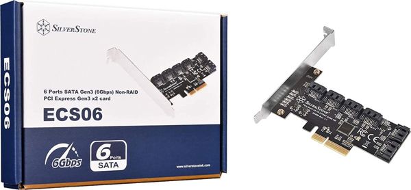Ελεγκτής SilverStone PCIe 3.0 x4 - 6x SATA III (SST-ECS06)