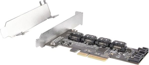 Ελεγκτής SilverStone PCIe 3.0 x4 - 6x SATA III (SST-ECS06)