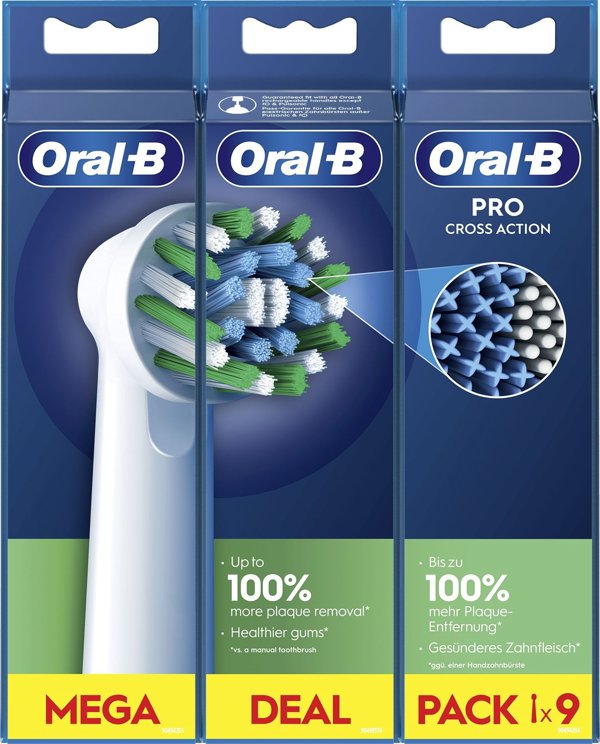 Ανταλλακτικές κεφαλές EBX50-9 PRO CrossAction PRO 9τμχ