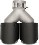 MTuning Τελικό Εξατμιστήρα Carbon Mat, 2 Έξοδοι 101mm, Είσοδος 76mm