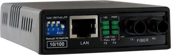 Μετατροπέας οπτικών ινών StarTech ST σε RJ45 2KM (MCM110ST2EU)
