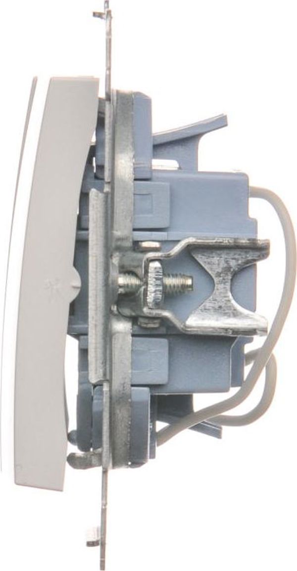 Τριπλός διακόπτης Kontakt-Simon Simon 54 με LED φωτισμό λευκός (DW31L.01/11)