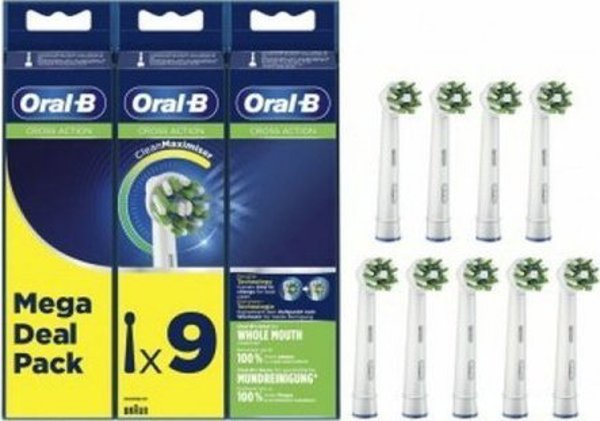 Κεφαλή Oral-B για Ηλεκτρική Οδοντόβουρτσα Oral-B EB 50-9FFS 9UD 9 τεμ