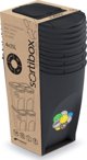 Κάδος Απορριμμάτων Prosperplast Sortibox 4 x 35L Μαύρος (IKWB35S4-S433)