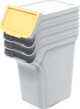 Κάδος απορριμμάτων PROSPERPLAST Κάδοι απορριμμάτων STACKBOX Q SET - γκρι 20l. Keden