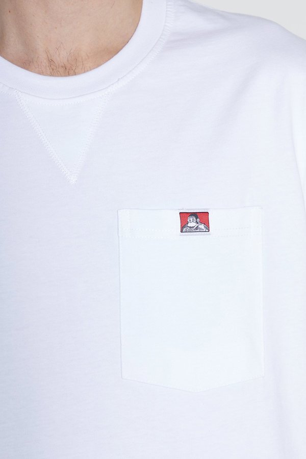 Μπλούζα Ben Davis Heavy SS Duty Pocket White