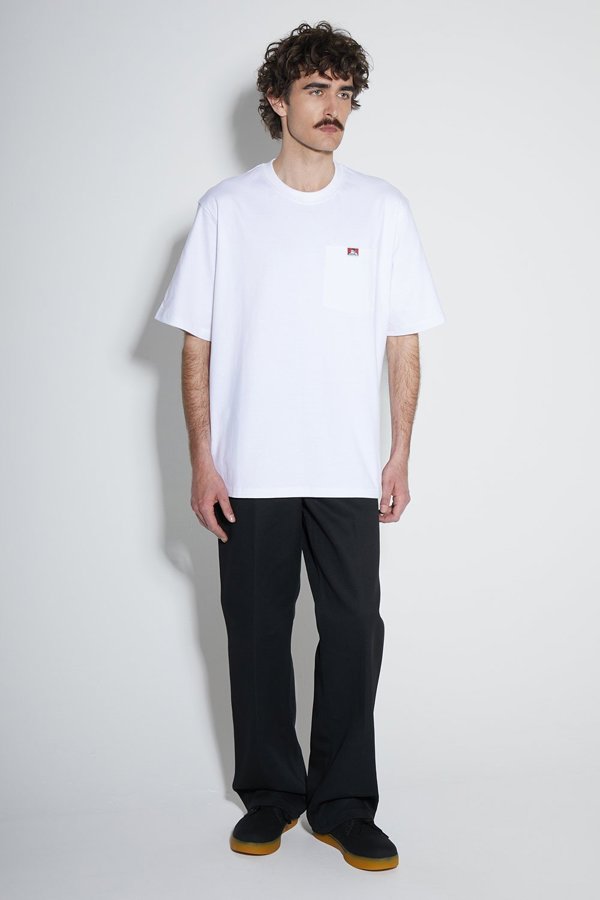 Μπλούζα Ben Davis Heavy SS Duty Pocket White