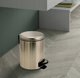 Καλάθι πλυντηρίου Sourcing POTTY PEDAL BIN 3 LT MATT GOLD