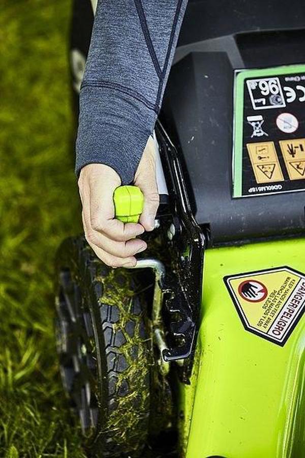 Greenworks χορτοκοπτική μηχανή μπαταρίας 60V, μοτέρ χωρίς ψήκτρες, 51 cm με κίνηση (GD60LM51SP) 10316161 6952909067063