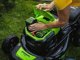 Χλοοκοπτική μηχανή Greenworks 40V Χλοοκοπτική μηχανή με κίνηση 46cm σετ, φορτιστής + 1 μπαταρία 4Ah (GD40LM46SPK4)