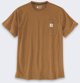 Μπλούζα Carhartt Force Mid Pocket Καφέ