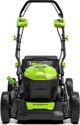 Greenworks GD40LM46SP Χλοοκοπτική Μηχανή Μπαταρίας 40V, Αυτοκινούμενη, Brushless, Πλάτος Κοπής 46cm