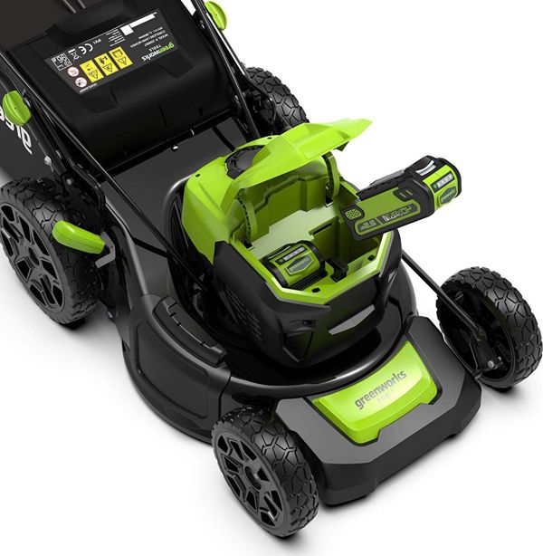 Greenworks GD40LM46SP Χλοοκοπτική Μηχανή Μπαταρίας 40V, Αυτοκινούμενη, Brushless, Πλάτος Κοπής 46cm
