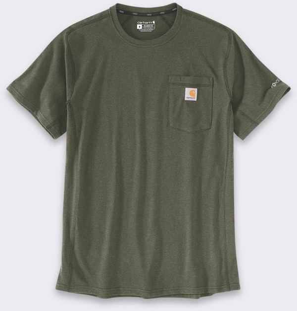 Μπλούζα Carhartt Force Mid Pocket Basil