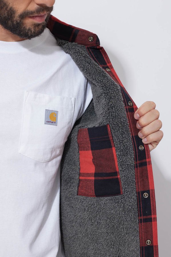 Koszula Wierzchnia Carhartt Heav Flannel Red