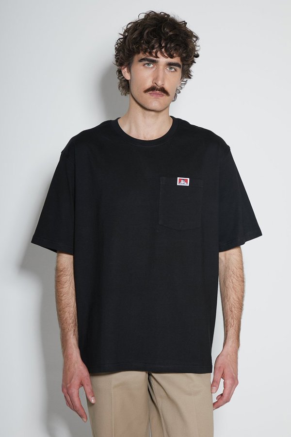 Μπλουζάκι Ben Davis Heavy SS Duty Pocket Black