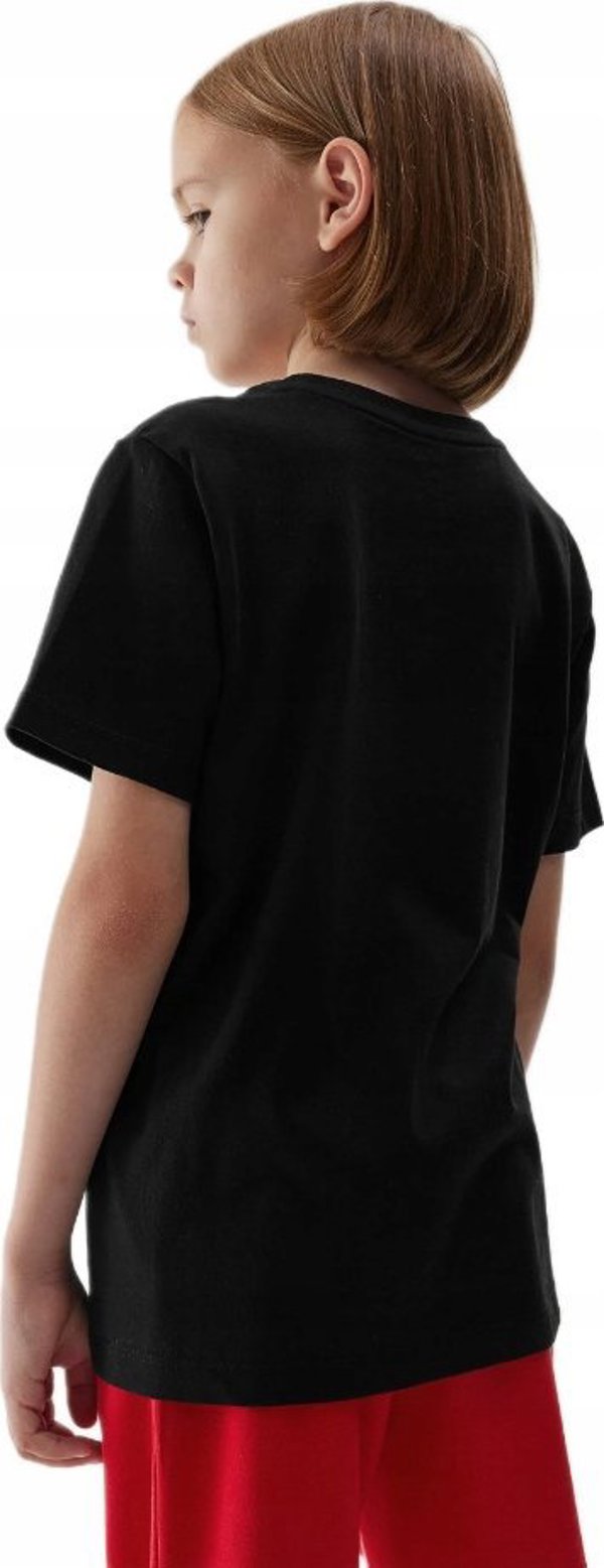ΜΠΛΟΥΖΑ 4F T-SHIRT ΠΑΙΔΙΚΗ ΛΕΙΑ ΒΑΜΒΑΚΕΡΗ ΣΧΟΛΙΚΗ ΜΑΥΡΗ μ. 146