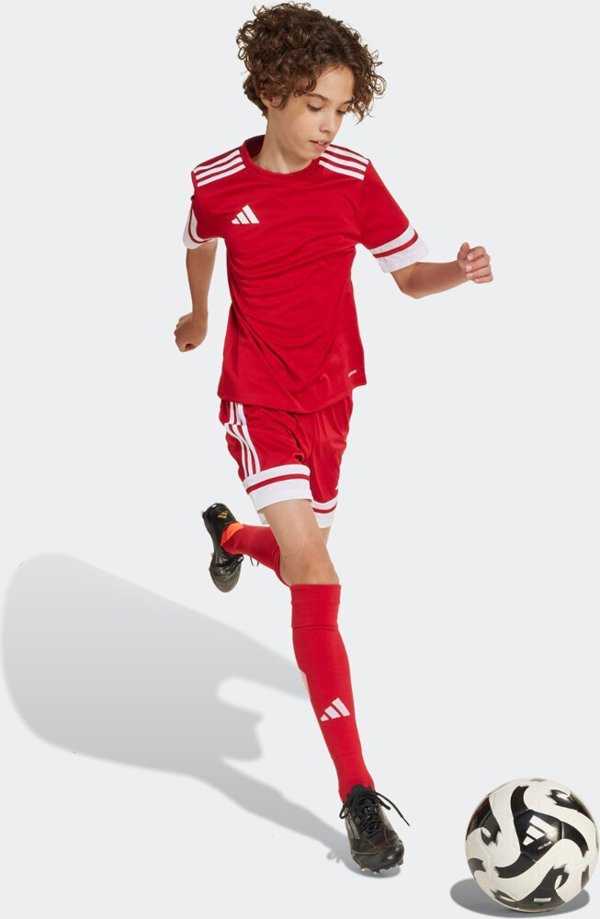 Koszulka dla dzieci adidas Squadra 25 czerwona JJ0051 140cm