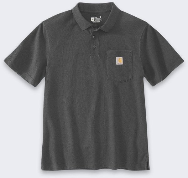 Μπλούζα Carhartt Loose Polo Carbon