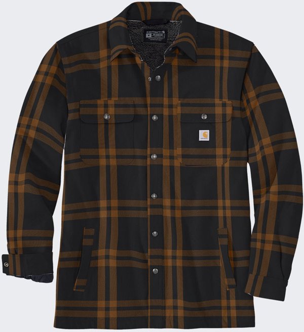 Koszula Carhartt Heavy Flannel Sh Black