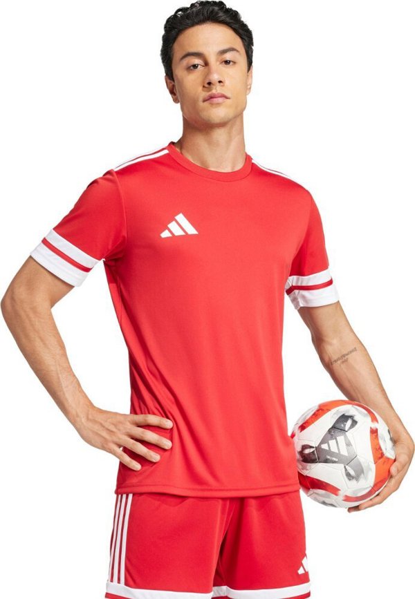 Ανδρική μπλούζα Adidas Squadra 25 κόκκινη JE2601 XL