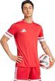 Ανδρική μπλούζα Adidas Squadra 25 κόκκινη JE2601 XL