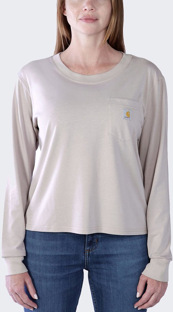 Μπλούζα με Μακρύ Μανίκι Carhartt Light Mink