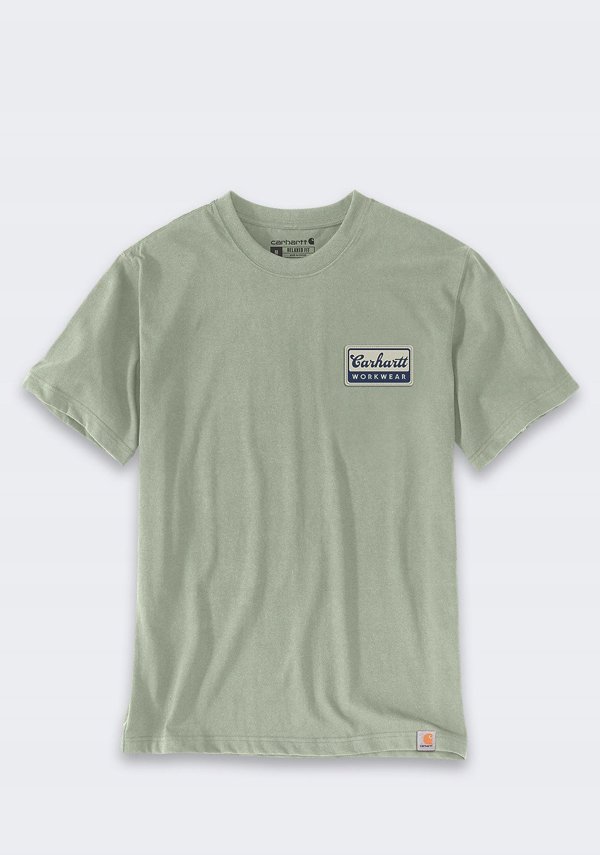 Μπλουζάκι Carhartt Script Patch Sage