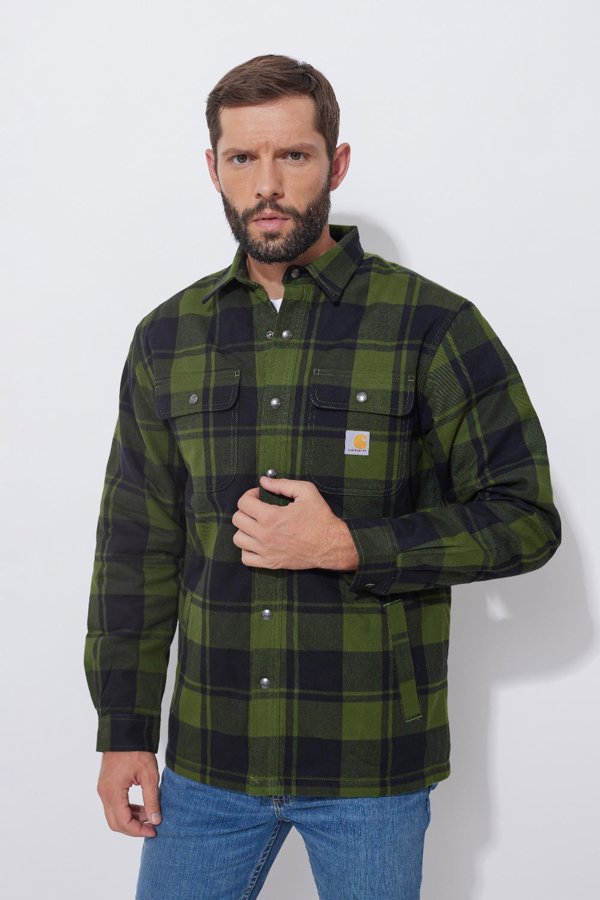 Koszula Wierzchnia Carhartt Heavy Flannel Chive