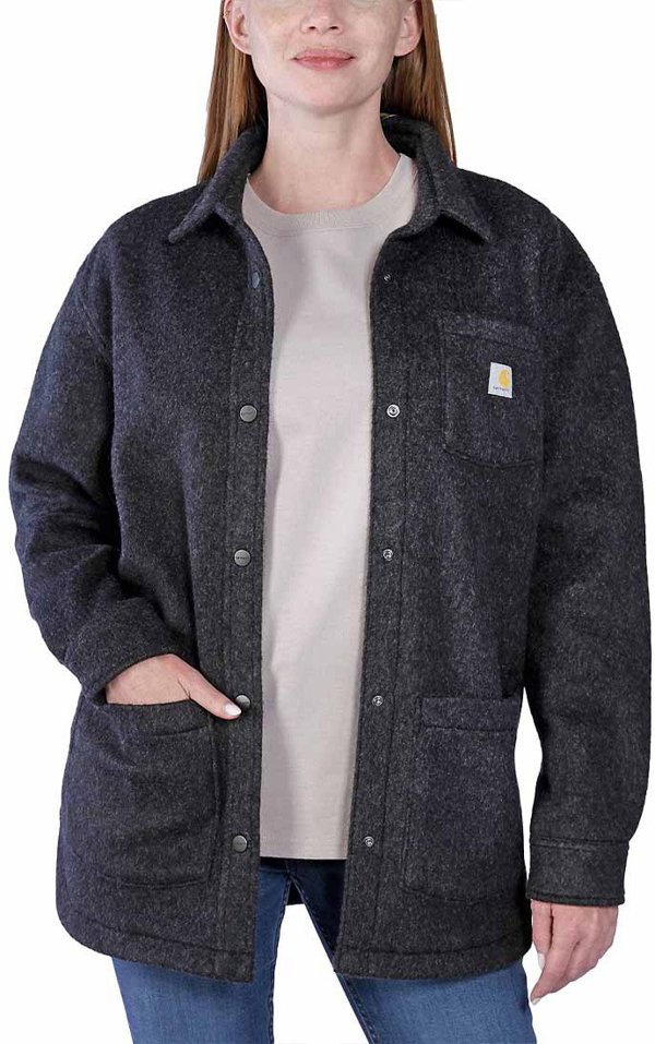 Koszula Wierzchnia Carhartt Fleece Overshirt Black
