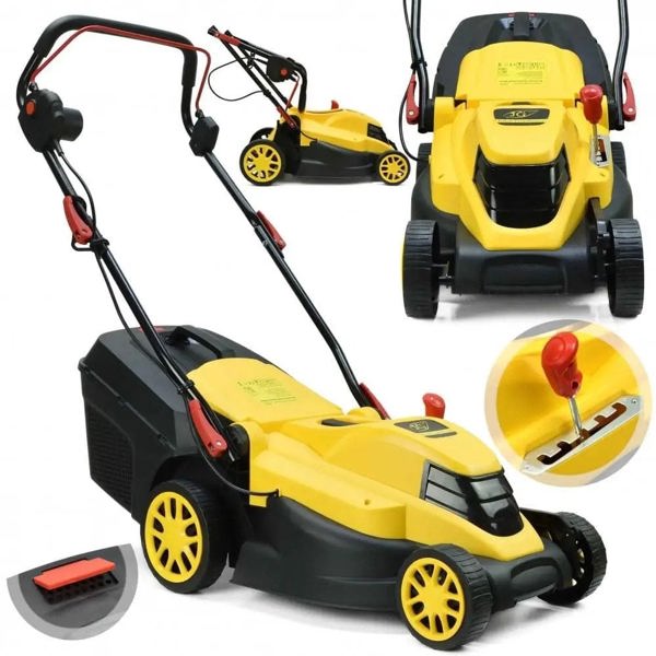 Kosiarka elektryczna 38cm reg. wysokosci model STRONG