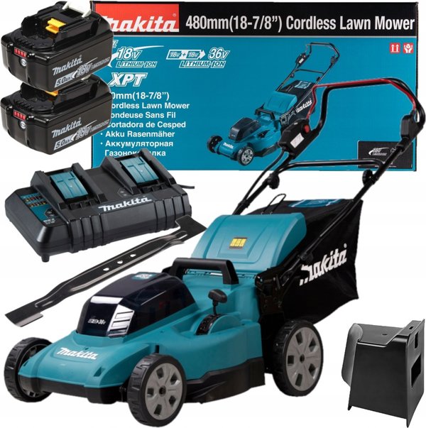 Makita CORDLESS LAWNMOWER DLM480CT2 2X5.0AH