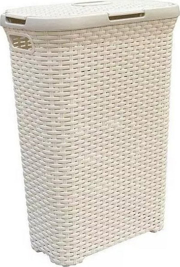 Καλάθι για άπλυτα Curver Natural Style 40L κρεμ (46792)