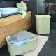 Καλάθι για άπλυτα Curver Natural Style 40L κρεμ (46792)