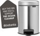 Brabantia Κάδος Απορριμμάτων Με Πεντάλ 12L, Ασημί, 113222
