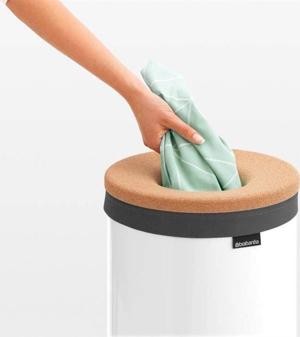 Καλάθι για άπλυτα Brabantia 35L λευκό (104367)