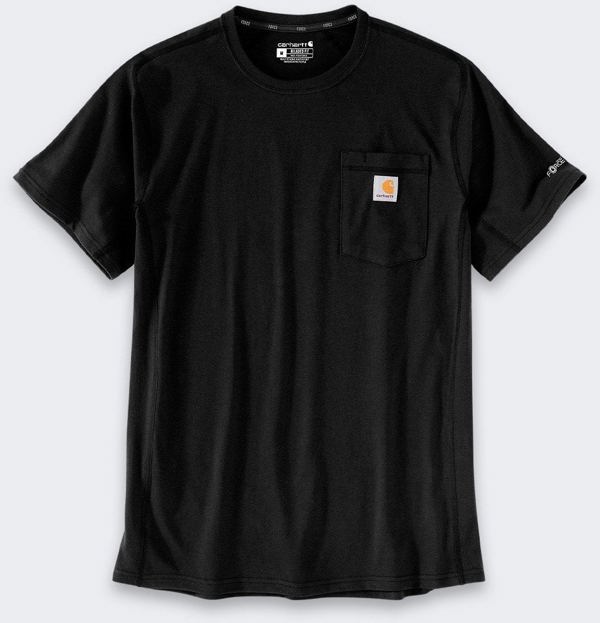 Μπλούζα Carhartt Force Mid Pocket Black