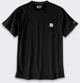 Μπλούζα Carhartt Force Mid Pocket Black