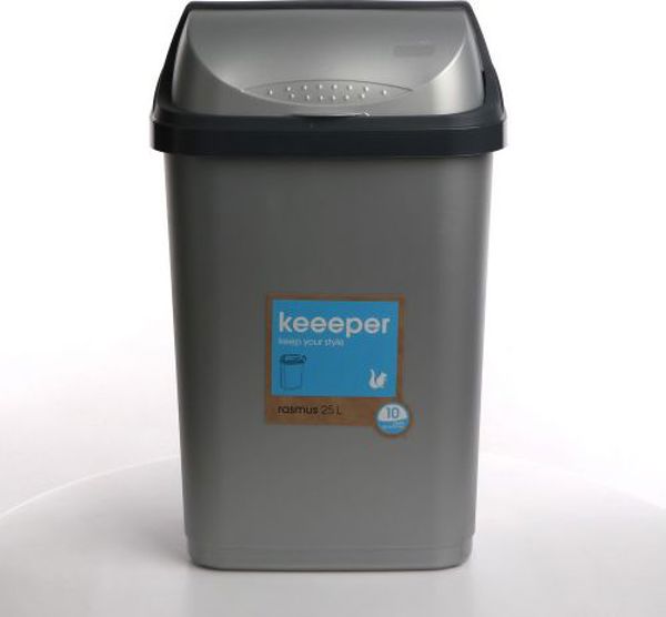 Κάδος απορριμμάτων Keeeper ασημί (0607002133 Alt)