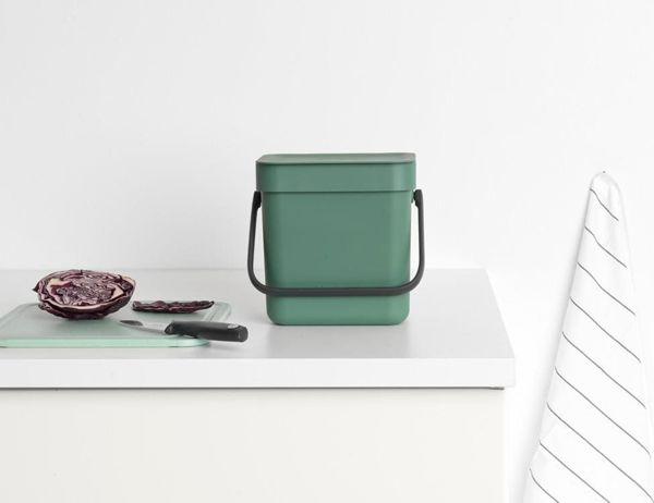Brabantia Sort&Go Κάδος Ανακύκλωσης 3L Πράσινος - 129865