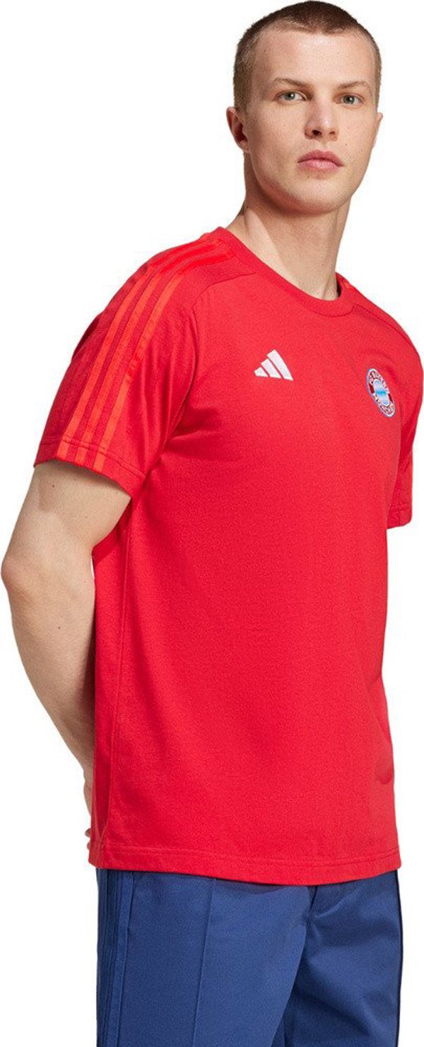 Ανδρική Μπλούζα Adidas FC Bayern Munich Dna Tee Κόκκινη IT4143 L