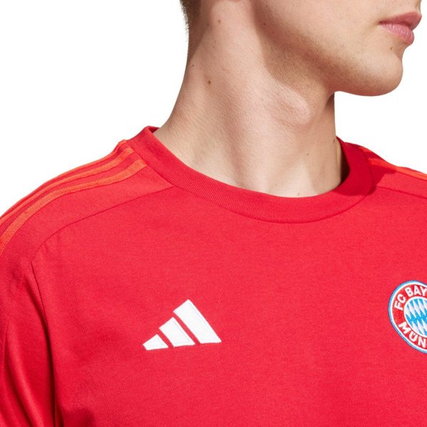 Ανδρική Μπλούζα Adidas FC Bayern Munich Dna Tee Κόκκινη IT4143 L