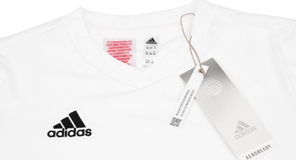 Παιδική μπλούζα adidas Entrada 22 Jsy λευκή HC5054 176cm