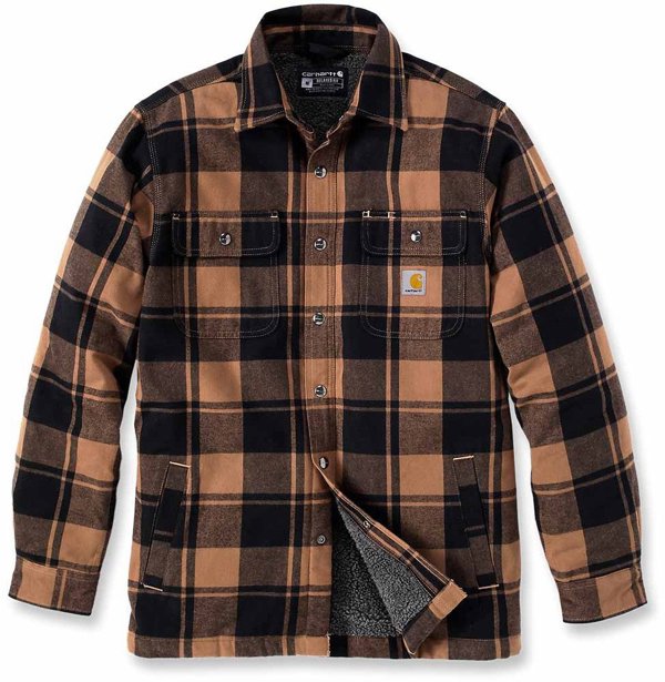 Koszula Wierzchnia Carhartt Heav Flannel Brown