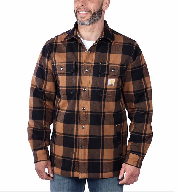 Koszula Wierzchnia Carhartt Heav Flannel Brown