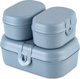 Koziol Lunchbox PASCAL READY MINI, σετ 3 δοχείων, KOZIOL