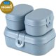 Koziol Lunchbox PASCAL READY MINI, σετ 3 δοχείων, KOZIOL