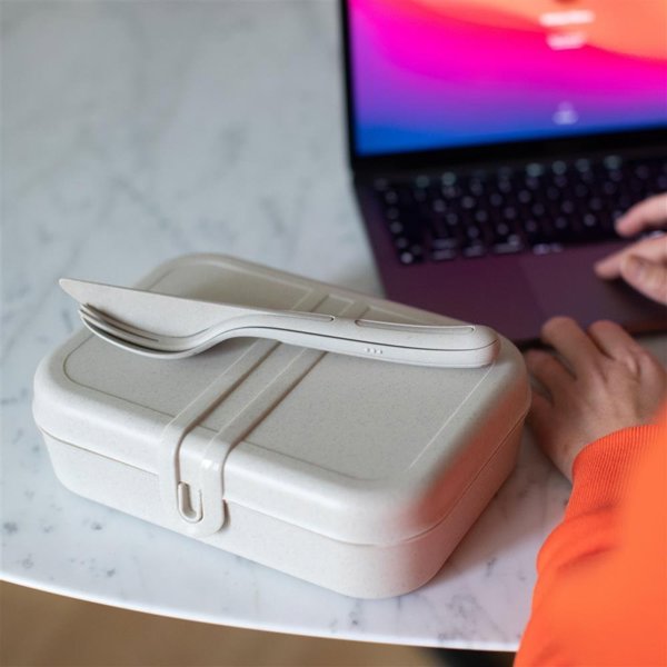 Koziol Lunchbox Pascal L Nature Desert Sand - Δοχείο Φαγητού με Διαχωριστικό 152700